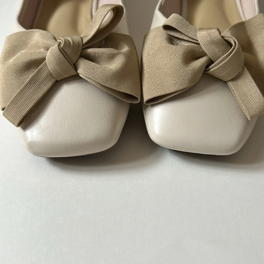 C.Paravano Bow Ballerina Flats - Picture 5 of 9